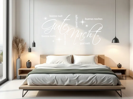 Wandsticker Gute Nacht