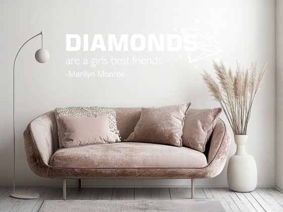 Preview: Wandtattoo Diamonds