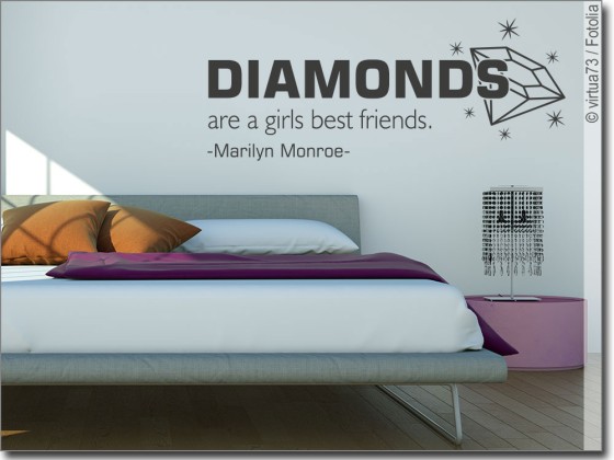 Preview: Wandtattoo Diamonds