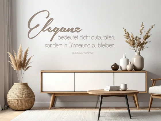 Wandtattoo-Eleganz bedeutet
