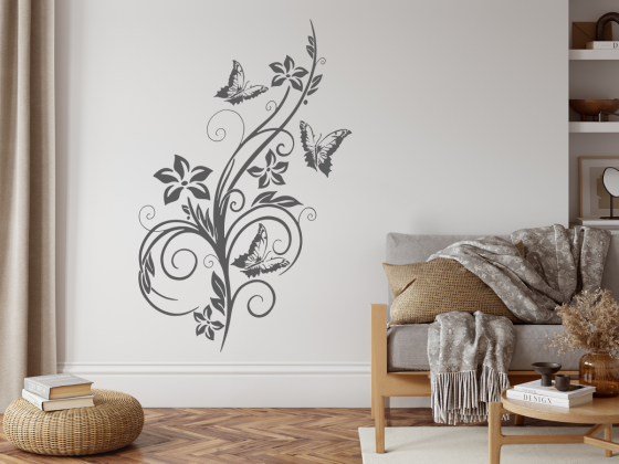 Preview: Wandtattoo Schmetterlingzauber