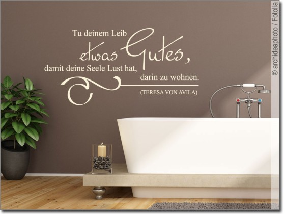 Preview: Wandzitat Tu Deinem Leib