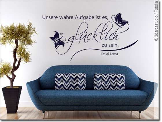 Preview: Wandtattoo Unsere wahre Aufgabe