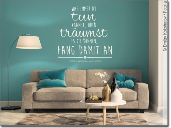 Preview: Wandzitat Was immer du tun kannst