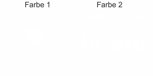 Preview: Wandspruch What I love