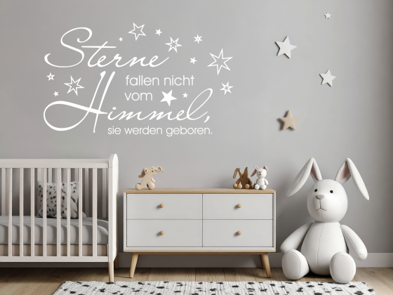 Preview: Wandtattoo Sterne fallen nicht vom Himmel
