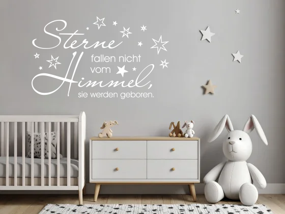 Wandtattoo Sterne fallen nicht vom Himmel