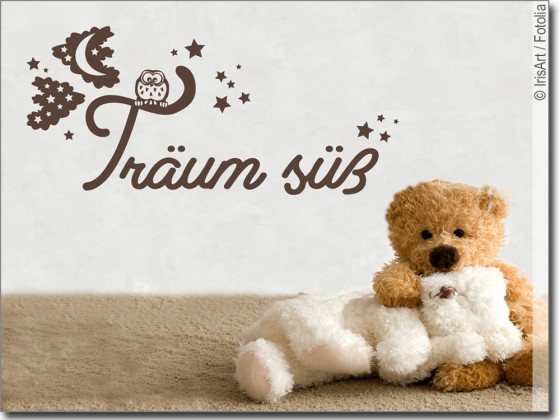 Preview: Wandworte Träum süß