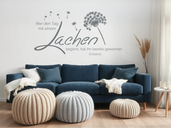 Preview: Wandzitat Wer den Tag