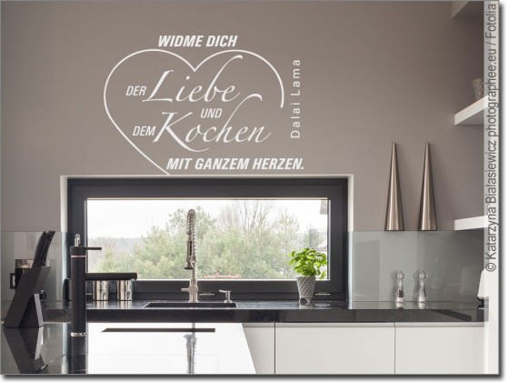 Preview: Wandzitat Widme dich der Liebe