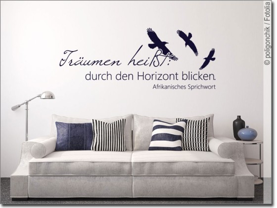 Preview: Wandaufkleber Träumen heißt Preview: Wandaufkleber Träumen heißt