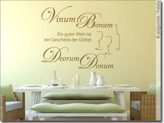 Preview: Wandspruch Ein guter Wein ist ein Geschenk