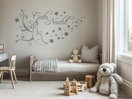 Wandtattoo Spruch Gute Nacht