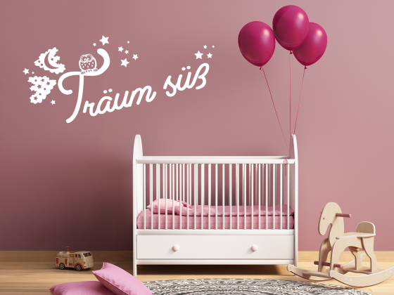 Preview: Wandworte Träum süß