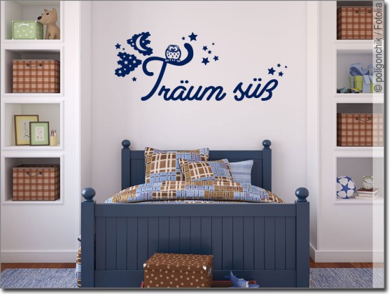 Preview: Wandworte Träum süß