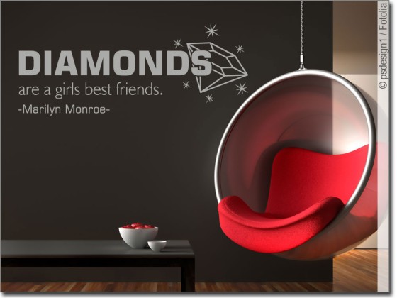 Preview: Wandtattoo Diamonds