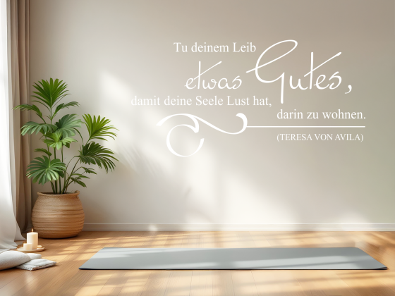 Preview: Wandzitat Tu Deinem Leib