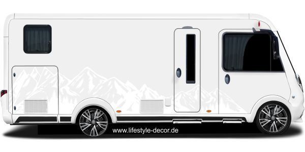 Preview: Caravanaufkleber Alpenpanorama Preview: Caravanaufkleber Alpenpanorama