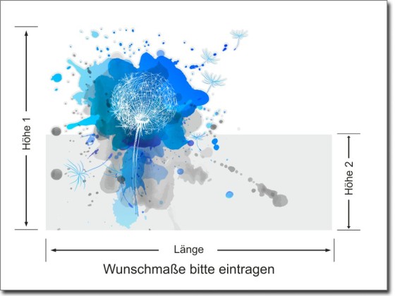 Preview: Sichtschutz Abstrakte Pusteblume