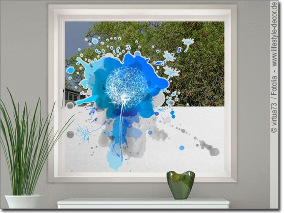 Preview: Sichtschutz Abstrakte Pusteblume