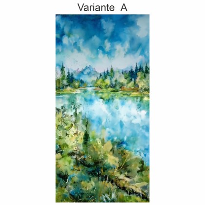 Preview: Türfolie Aquarellzeichnung Natur (in 3 Varianten erhältlich) Preview: Türfolie Aquarellzeichnung Natur (in 3 Varianten erhältlich)