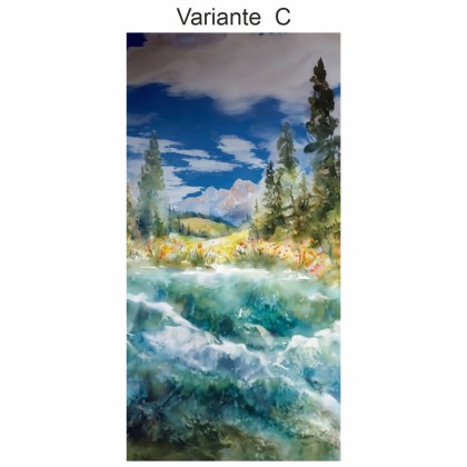 Preview: Türfolie Aquarellzeichnung Natur (in 3 Varianten erhältlich) Preview: Türfolie Aquarellzeichnung Natur (in 3 Varianten erhältlich)