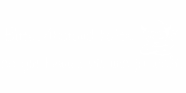 Preview: Heckscheiben Aufkleber Abstand halten