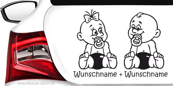 Preview: Aufkleber Baby an Bord 05