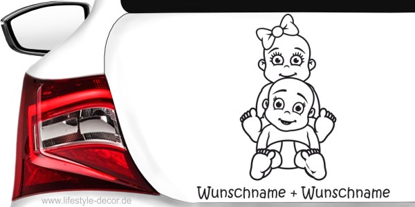 Preview: Aufkleber Baby an Bord 06