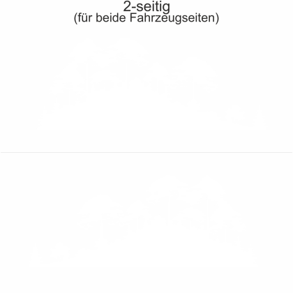 Autoaufkleber Baumgruppe