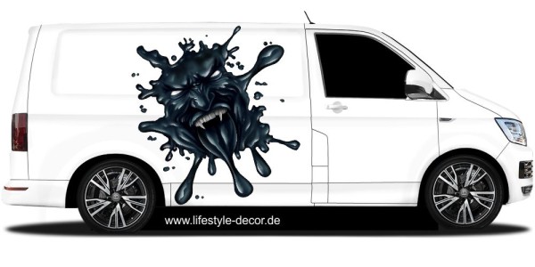 Preview: Autoaufkleber Black Devil