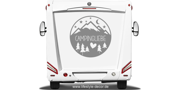 Preview: Reisemobil Aufkleber Campingliebe Preview: Reisemobil Aufkleber Campingliebe