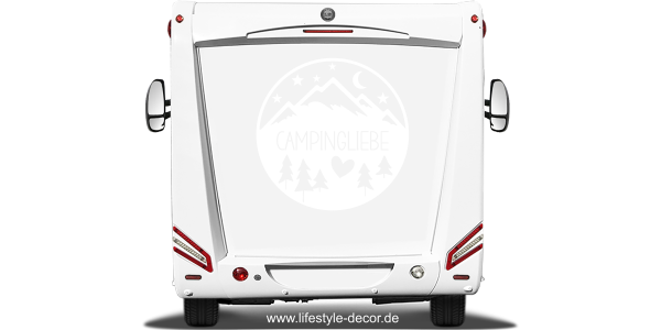 Preview: Reisemobil Aufkleber Campingliebe Preview: Reisemobil Aufkleber Campingliebe