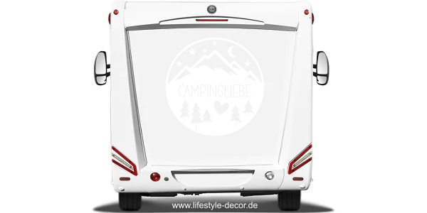 Aufkleber Campingliebe