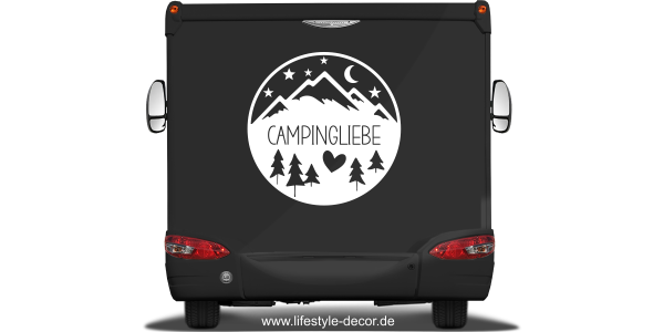 Preview: Reisemobil Aufkleber Campingliebe Preview: Reisemobil Aufkleber Campingliebe