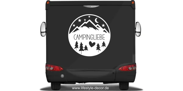 Aufkleber Campingliebe