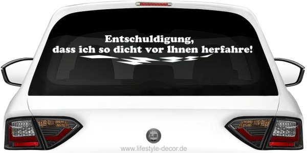 Preview: Aufkleber Entschuldigung