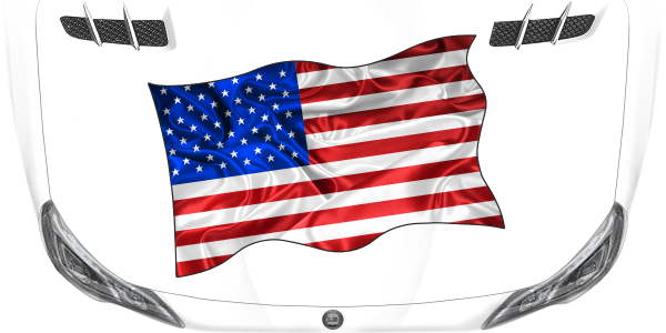 Preview: Aufkleber Fahne der USA
