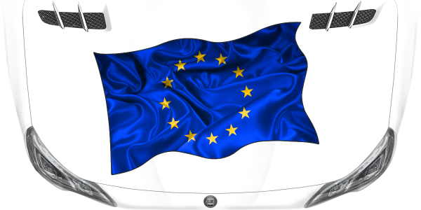 Preview: Aufkleber Fahne von Europa Preview: Aufkleber Fahne von Europa