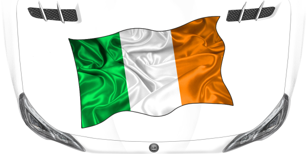 Preview: Aufkleber Fahne von Irland Preview: Aufkleber Fahne von Irland