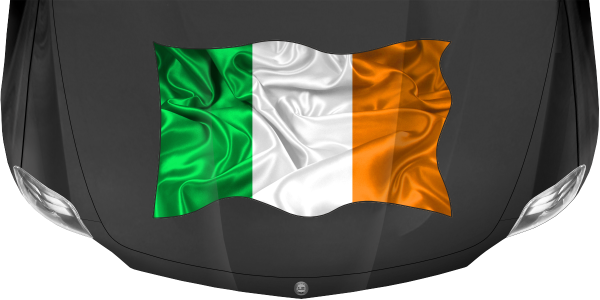 Preview: Aufkleber Fahne von Irland Preview: Aufkleber Fahne von Irland