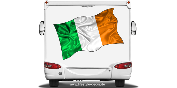 Preview: Aufkleber Fahne von Irland Preview: Aufkleber Fahne von Irland