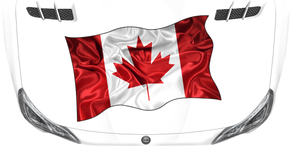 Preview: Aufkleber Fahne von Kanada