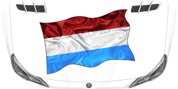 Preview: Aufkleber Fahne von Luxemburg