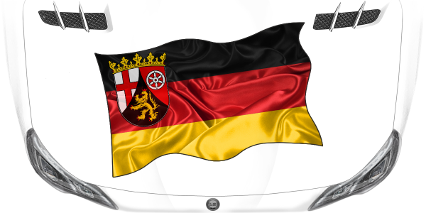 Preview: Aufkleber Fahne von Rheinland-Pfalz Preview: Aufkleber Fahne von Rheinland-Pfalz