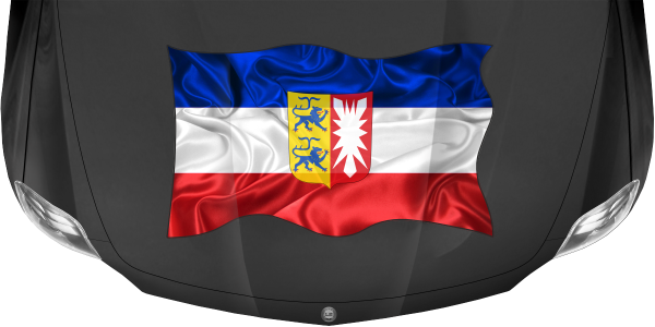 Preview: Aufkleber Fahne von Schleswig-Holstein Preview: Aufkleber Fahne von Schleswig-Holstein