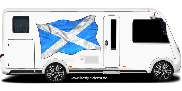 Preview: Aufkleber Fahne von Schottland Preview: Aufkleber Fahne von Schottland