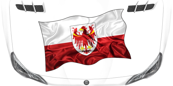 Preview: Aufkleber Fahne von Südtirol Preview: Aufkleber Fahne von Südtirol