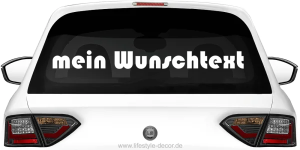 Autoaufkleber Wunschtext | 19