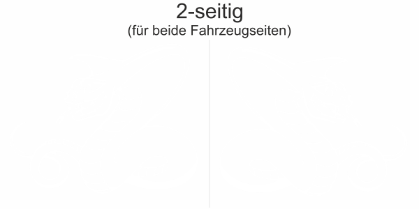 Preview: Aufkleber für Auto Schlange